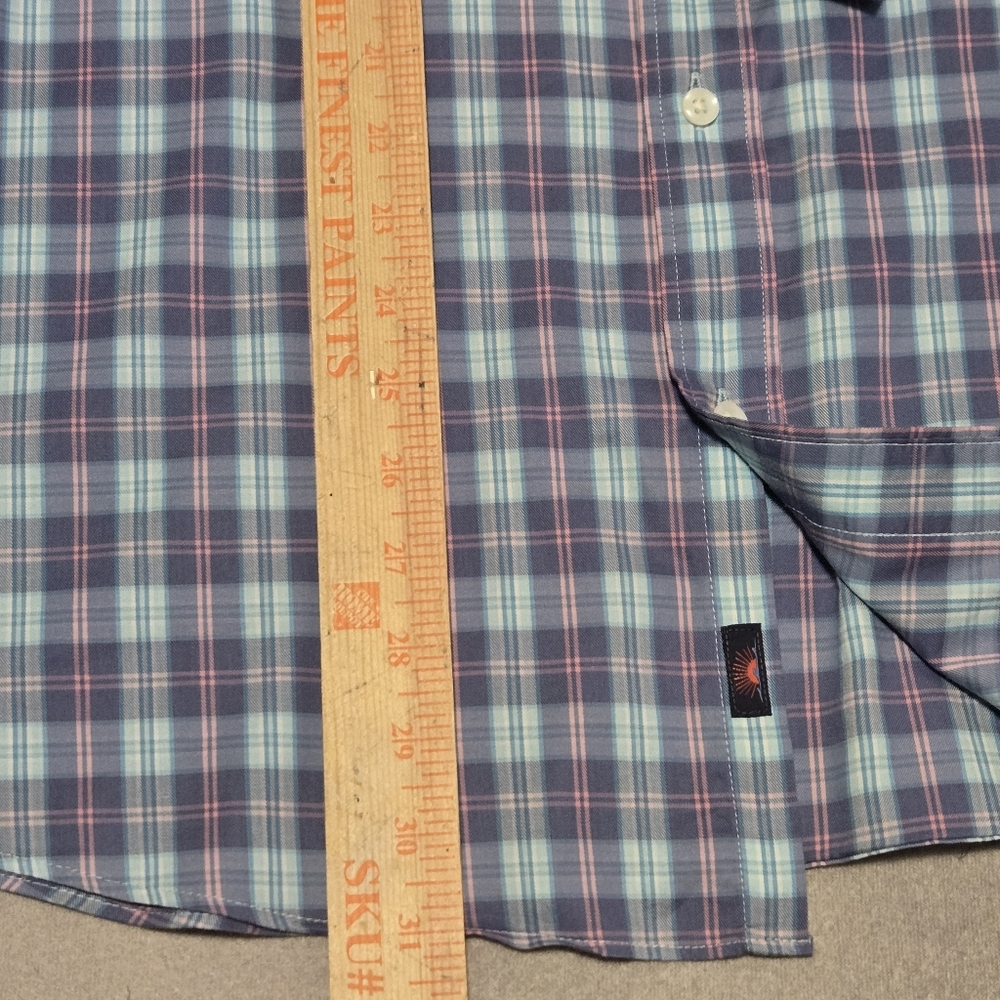 Faherty Ocean Drive Mens XL Long Sleeve Movement Shirt Style MWU2222 - Picture 8 of 11